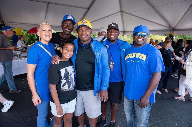 Alumni tailgating during Homecoming 2024